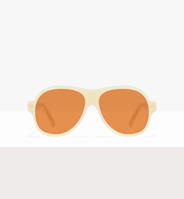 Lunettes de soleil Sonne Wax Tort - Verres ambrés - Face avant