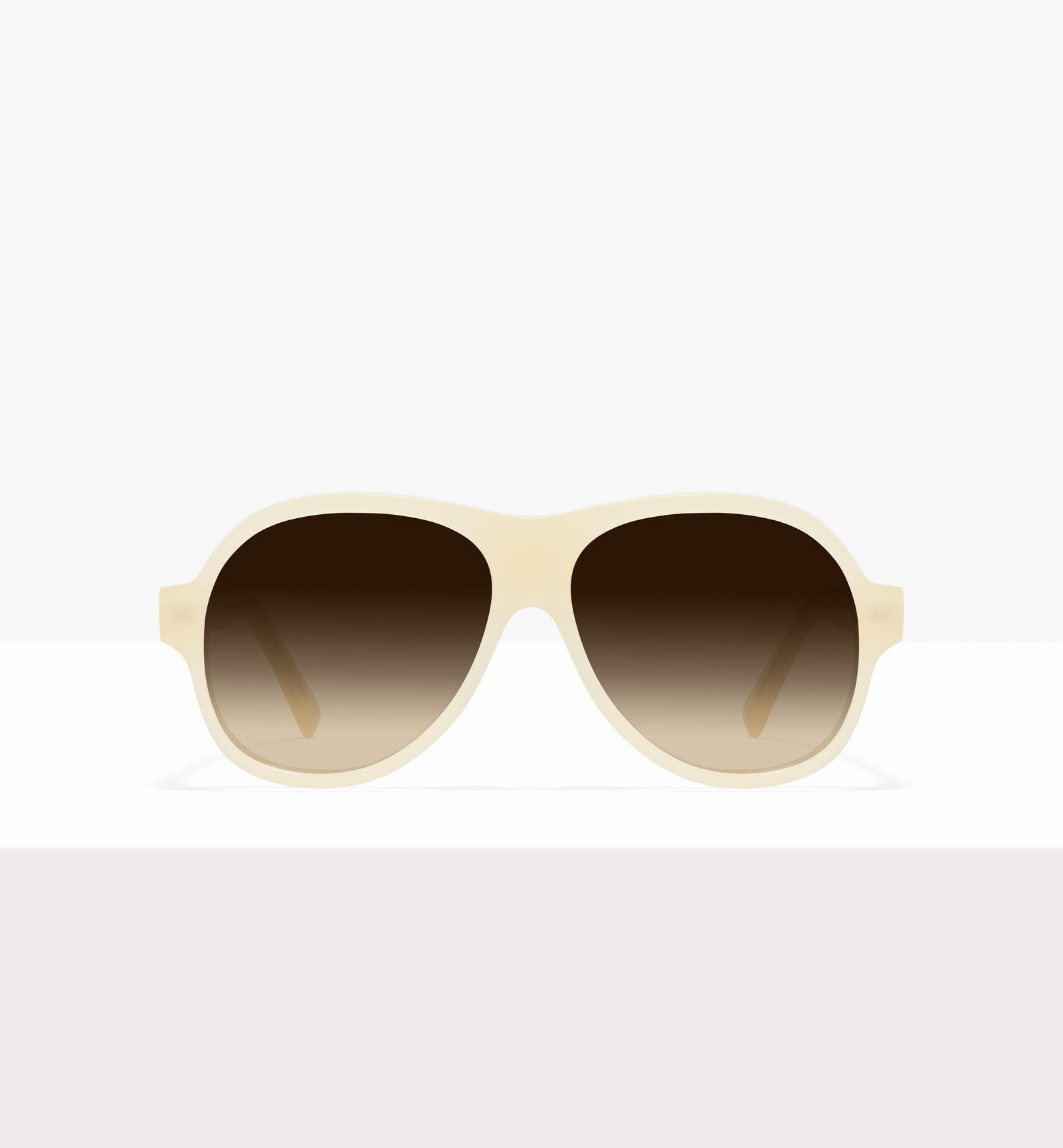 Lunettes de soleil Sonne Wax Tort - Verres marron dégradés - Face avant