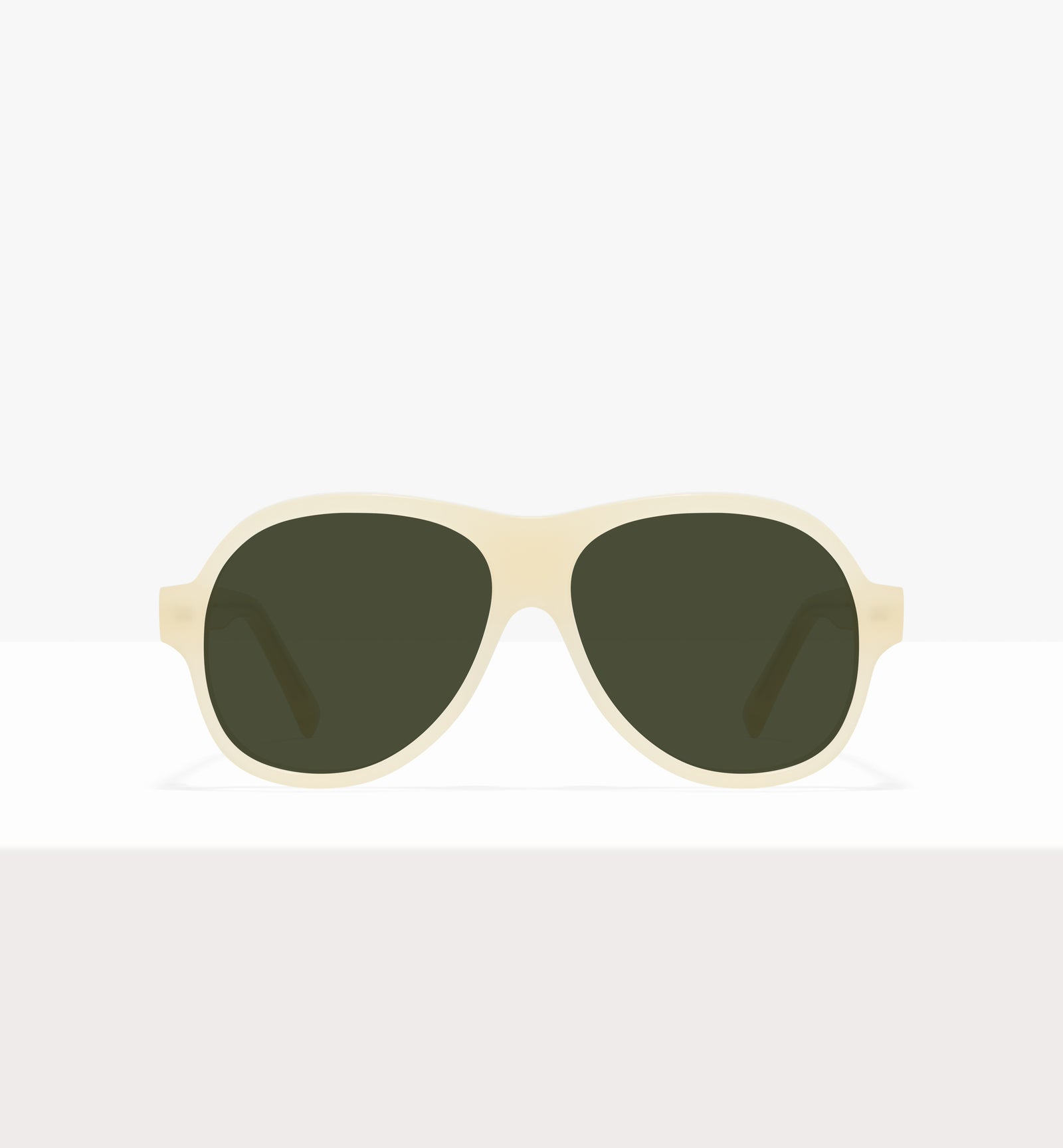 Lunettes de soleil Sonne Wax Tort - Verres verts - Face avant