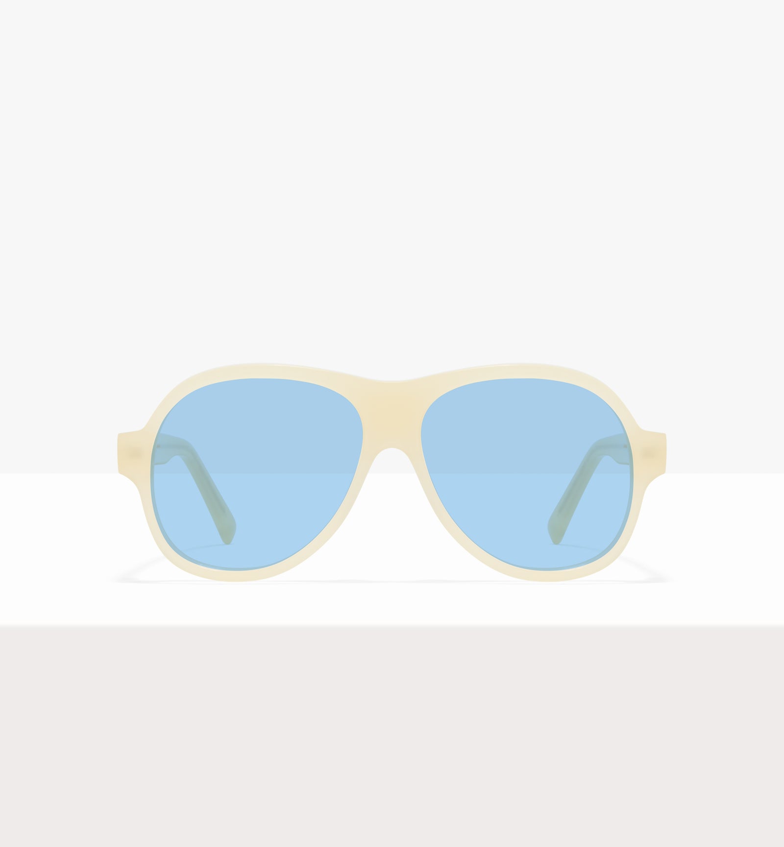 Lunettes de soleil Sonne Wax Tort - Verres bleu clair - Face avant