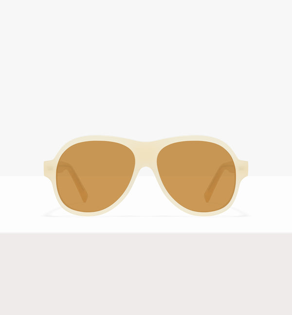 Lunettes de soleil Sonne Wax Tort - Verres marron clair - Face avant