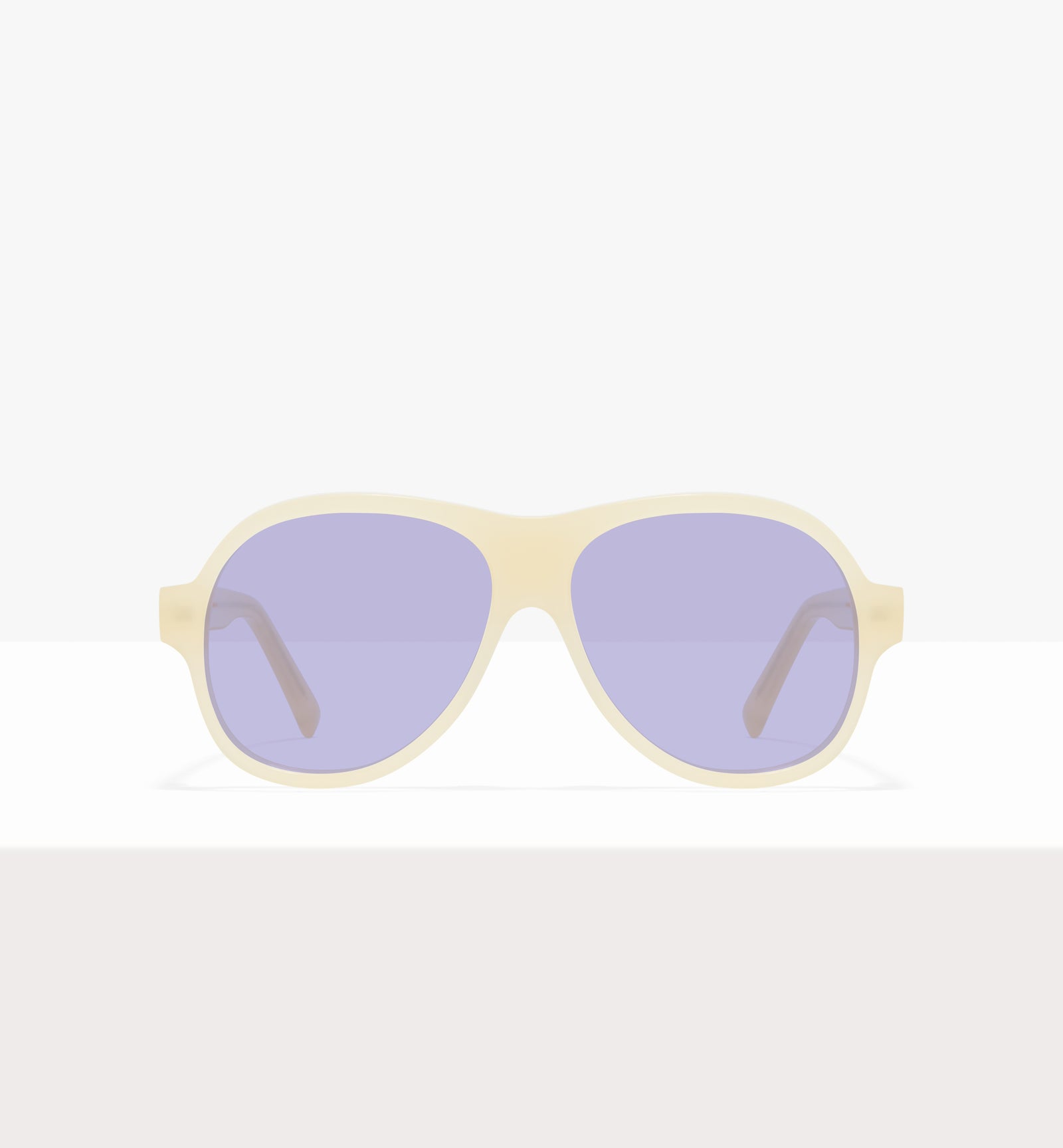 Lunettes de soleil Sonne Wax Tort - Verres lilas - Face avant