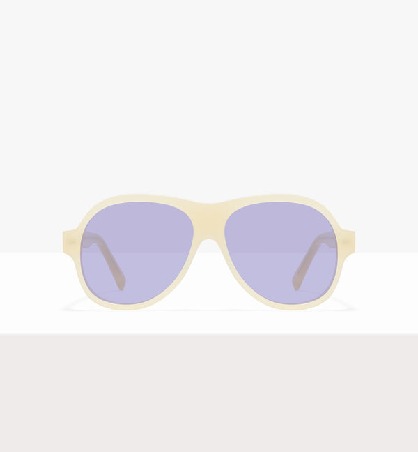 Lunettes de soleil Sonne Wax Tort - Verres lilas - Face avant
