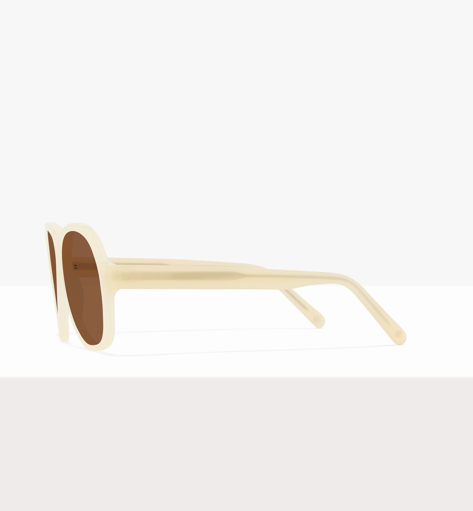 Lunettes de soleil Sonne Wax Tort - Verres marron - Profil latéral