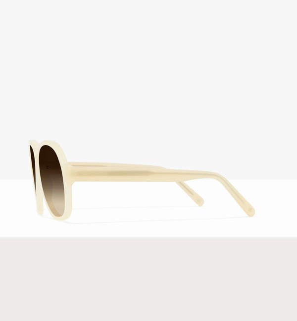 Lunettes de soleil Sonne Wax Tort - Verres marron dégradés - Côté