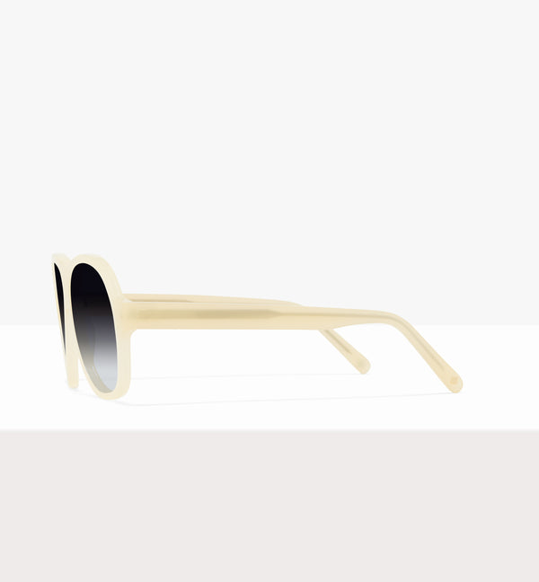 Lunettes de soleil Sonne Wax Tort - Verres gris dégradés - Côté