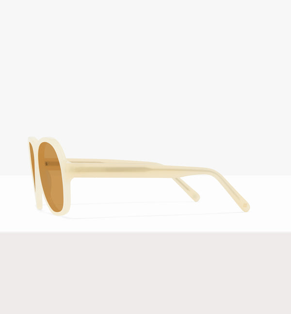 Lunettes de soleil Sonne Wax Tort - Verres marron clair - Côté