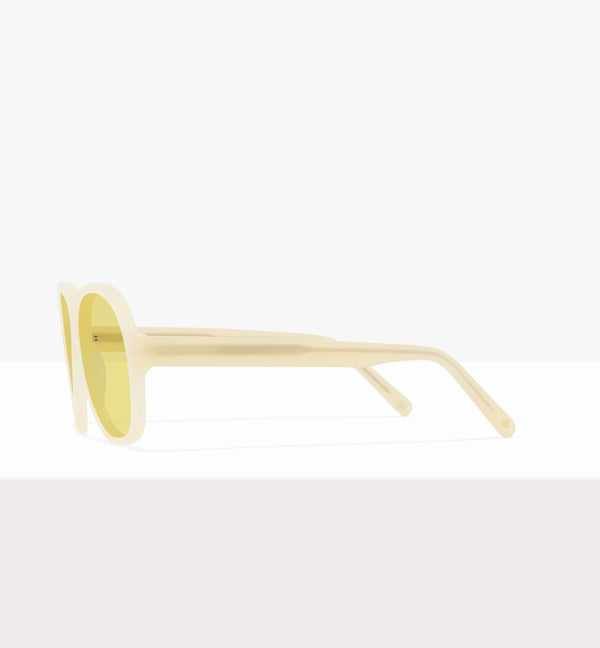 Lunettes de soleil Sonne Wax Tort - Verres jaunes - Côté