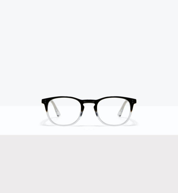 Trooper Eyeglasses BonLook Onyx Clear 3 yes