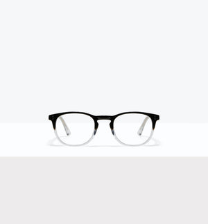 Trooper Eyeglasses BonLook Onyx Clear 3 yes
